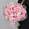 Buchet de 51 Bujori roz olandezi 