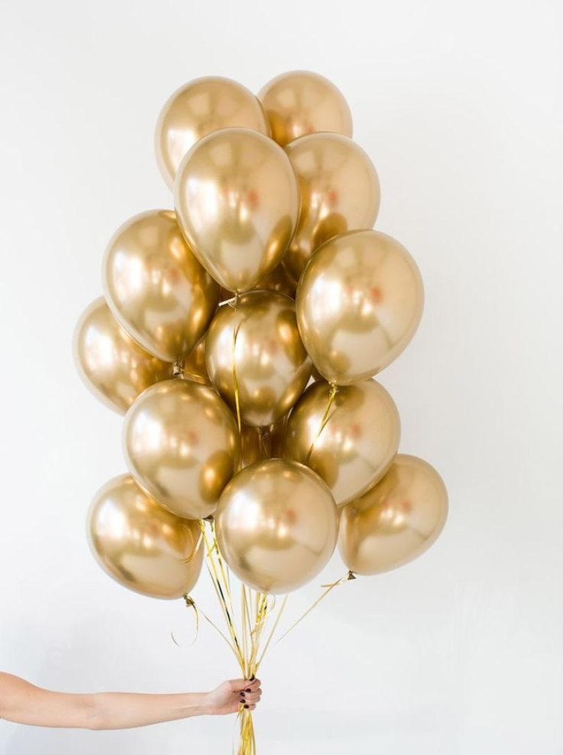 Baloane crom aurii