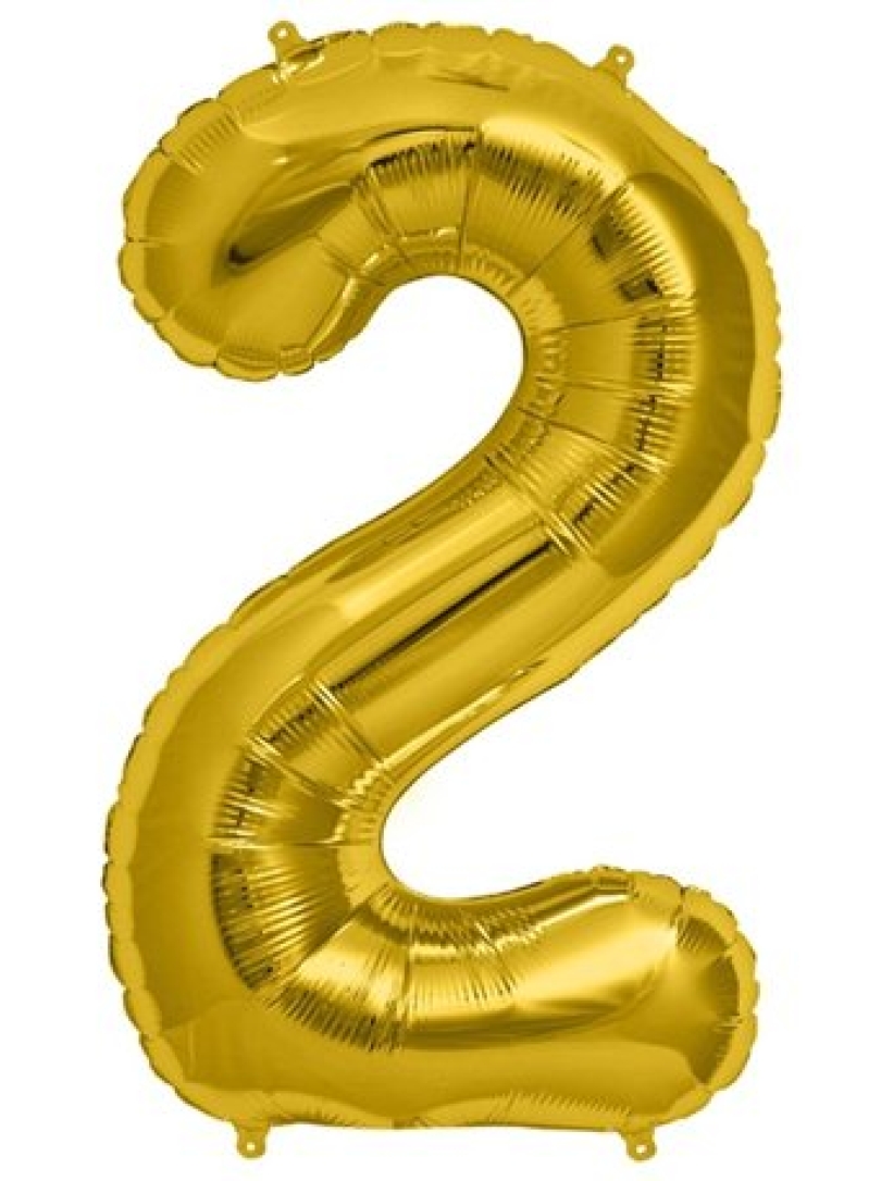 Balon cu heliu cifra 2