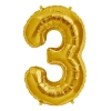 Balon cu heliu cifra 3