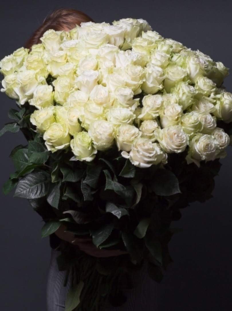 Trandafir alb olandez 1 m